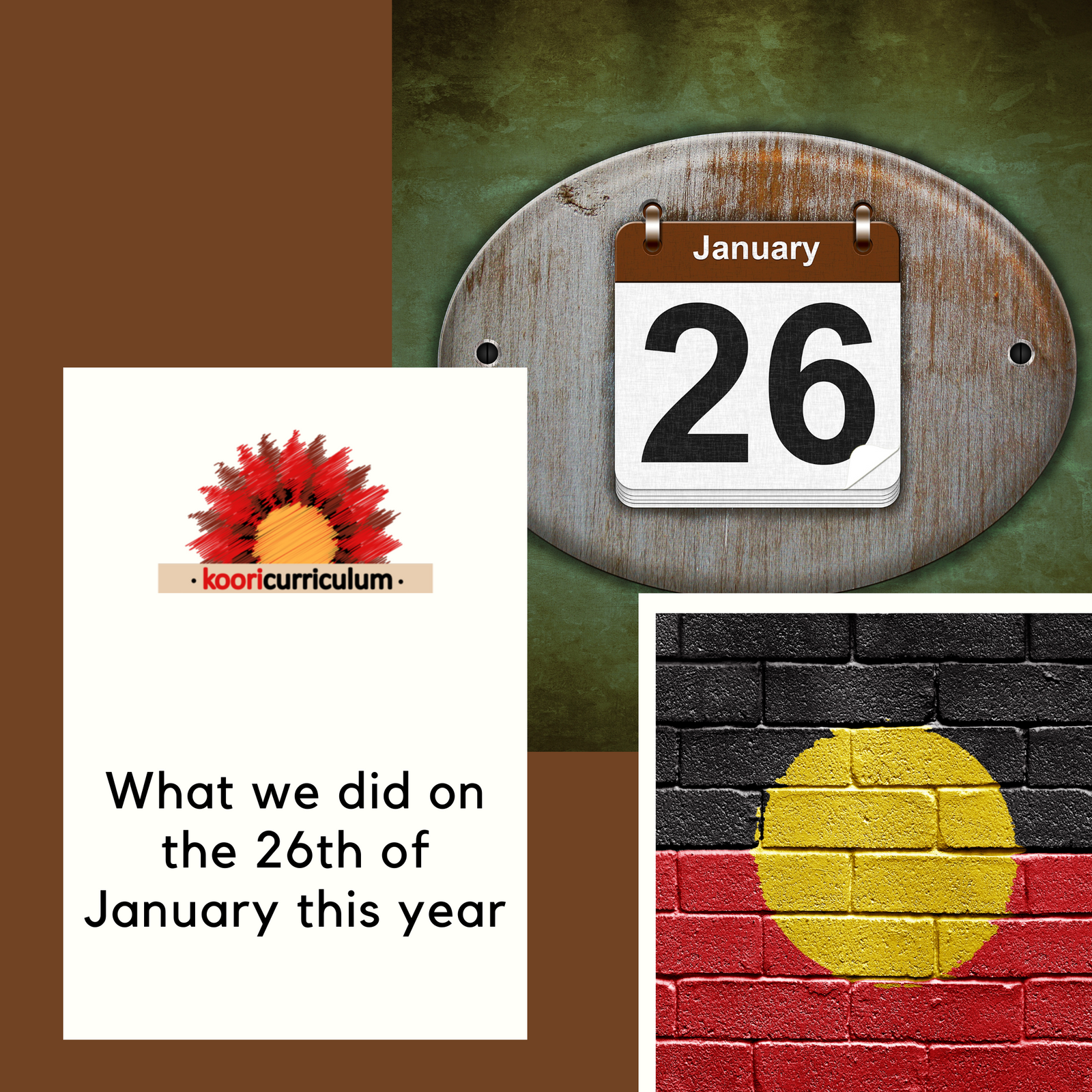 What we did on the 26th of January this year