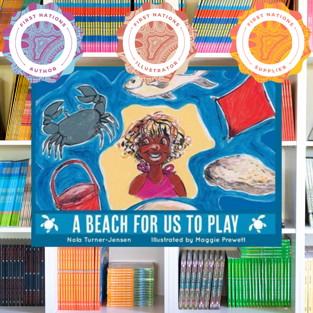 "A Beach for Us to Play"  By Nola Turner-Jensen, Maggie Prewett (Illustrator)