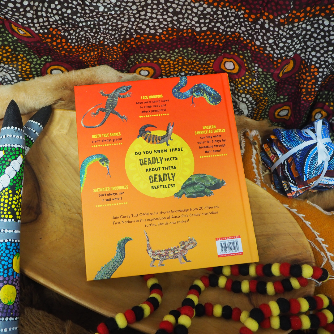 "Caution! This Book Contains Deadly Reptiles"  By Corey Tutt, Ben Williams (Illustrator)