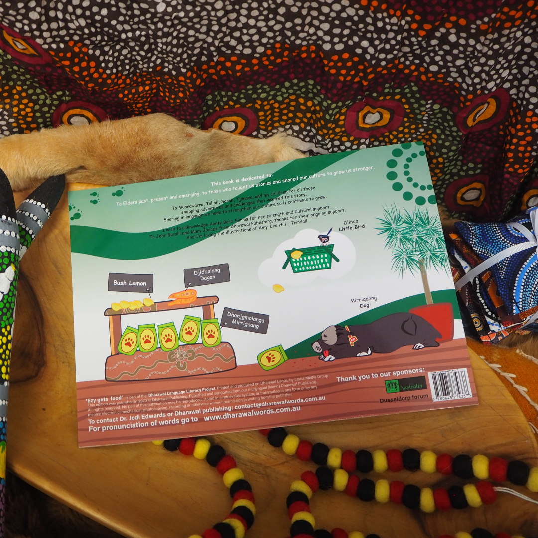 "Ezy Gets Food: Ezy dhanjmalanga"  By Jodi Edwards & Amy Lea Hill-Trindall