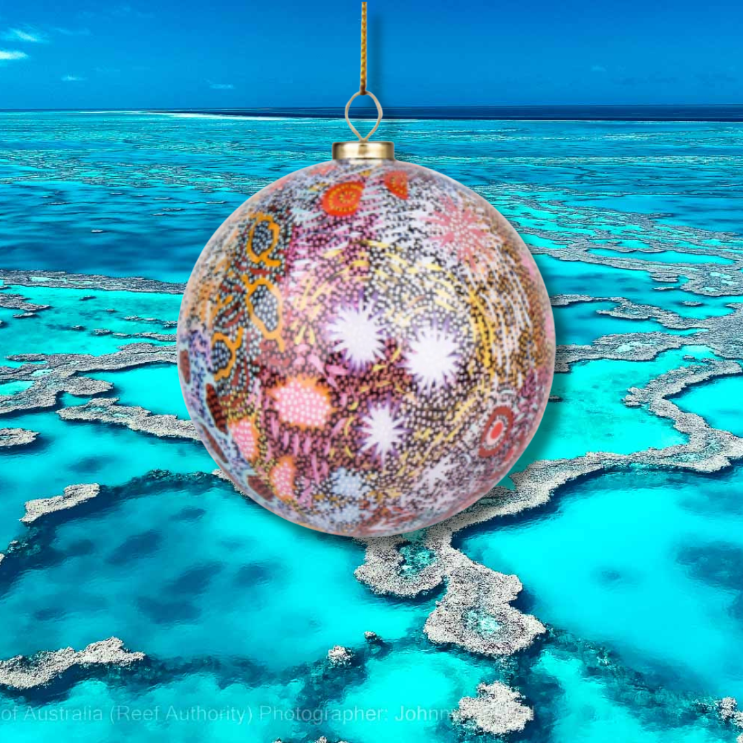 Aboriginal Christmas Bauble - Grandmother's Country