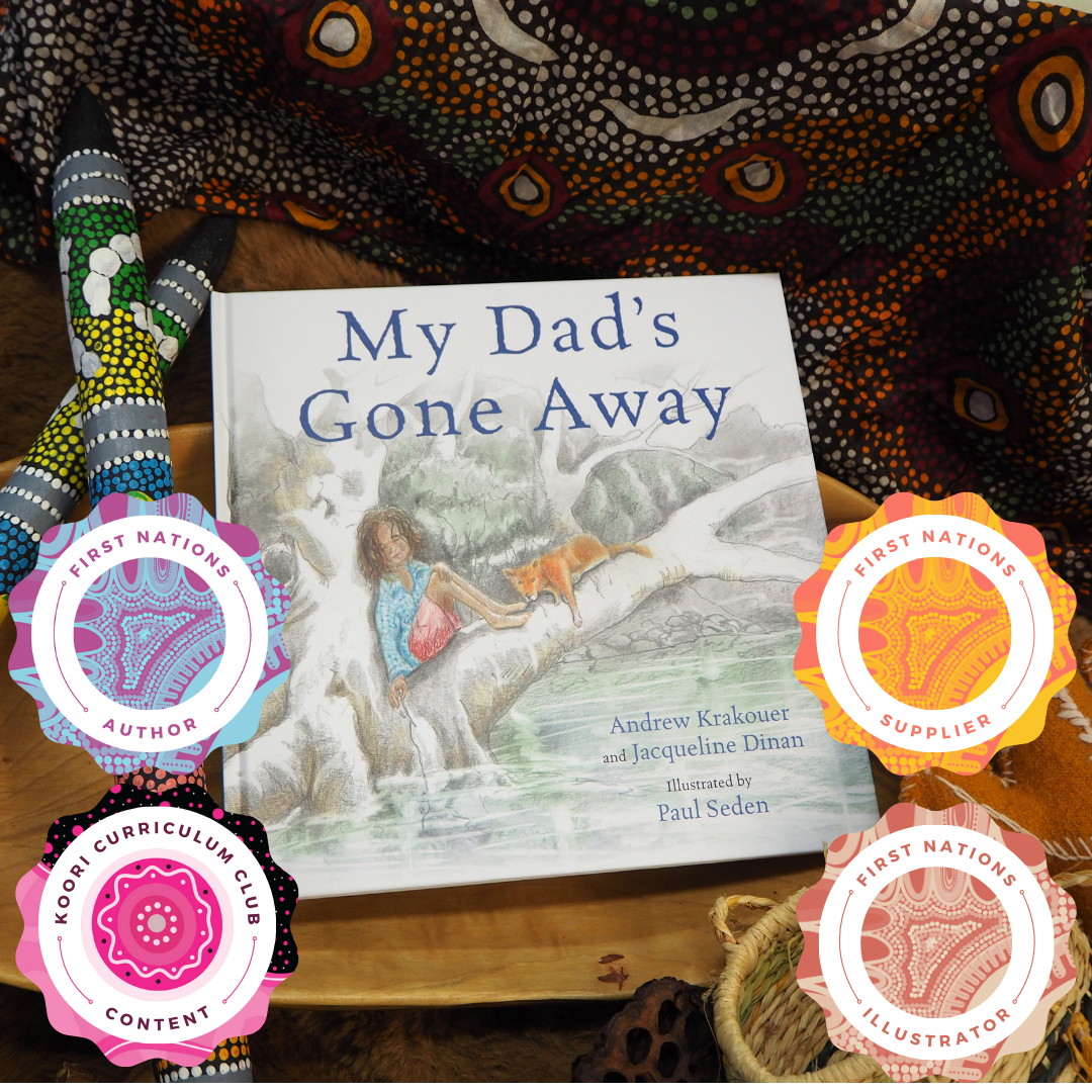 "My Dad's Gone Away" By Andrew Krakouer, Jacqueline Dinan, Paul Seden (Illustrator)