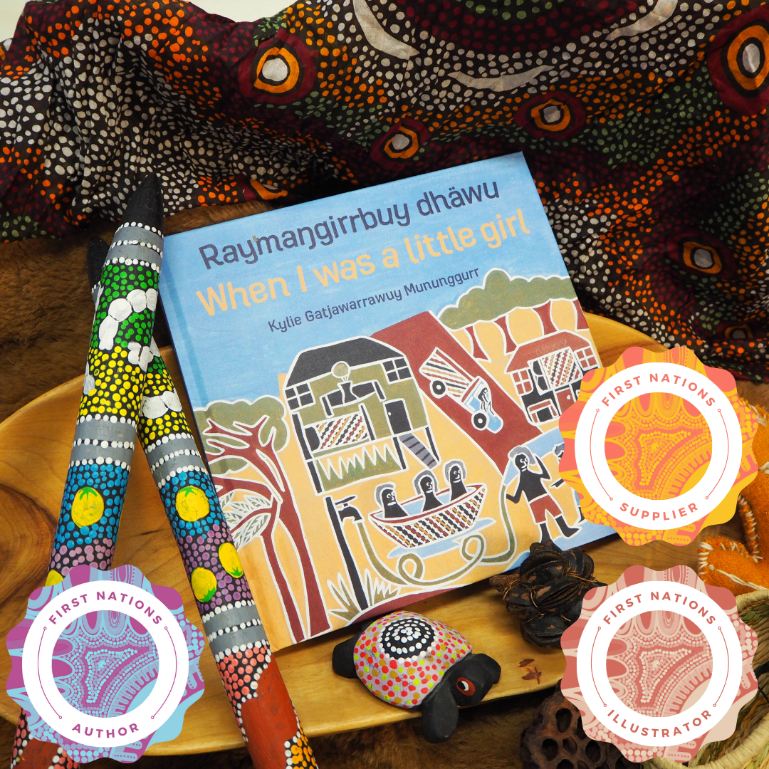 "Raymangirrbuy dhawu, When I was a little girl" By Kylie Gatjawarrawuy Mununggurr