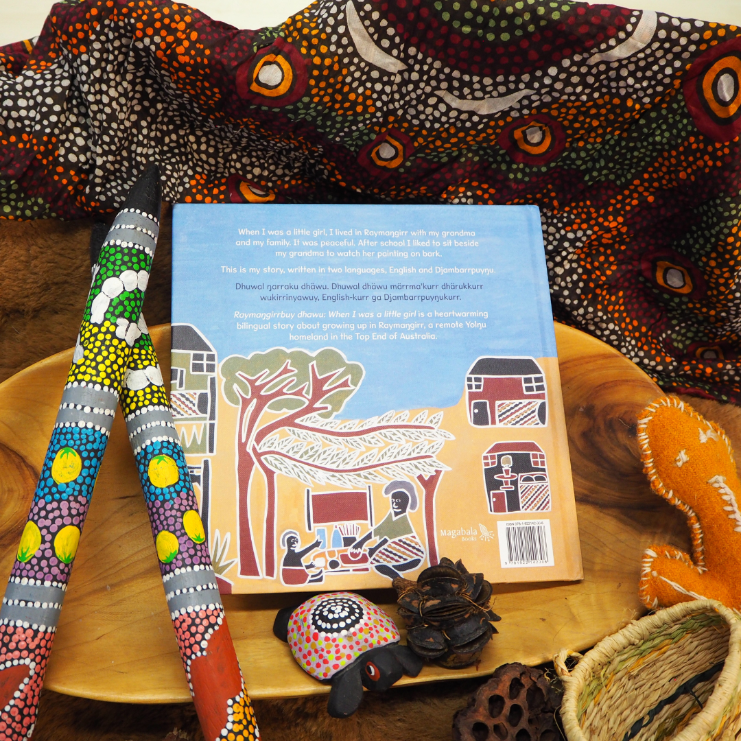 "Raymangirrbuy dhawu, When I was a little girl" By Kylie Gatjawarrawuy Mununggurr