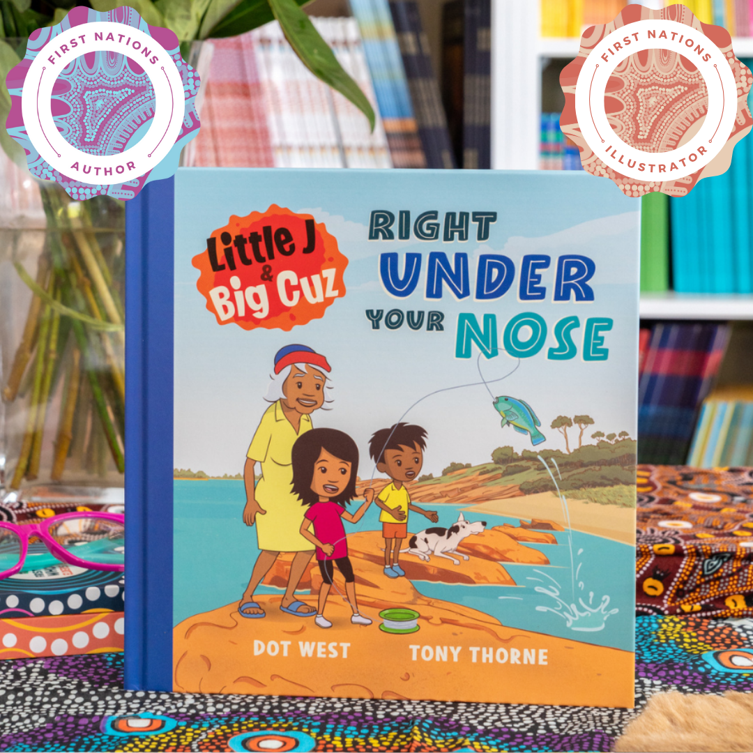 "Little J and Big Cuz Right Under Your Nose" By Dot West, Tony Thorne (Illustrator)