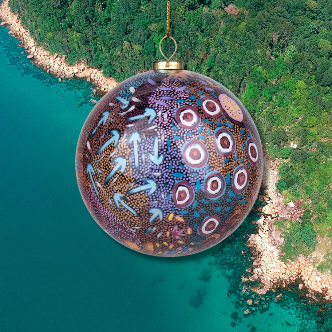 Aboriginal Christmas Bauble - Women's Dreaming