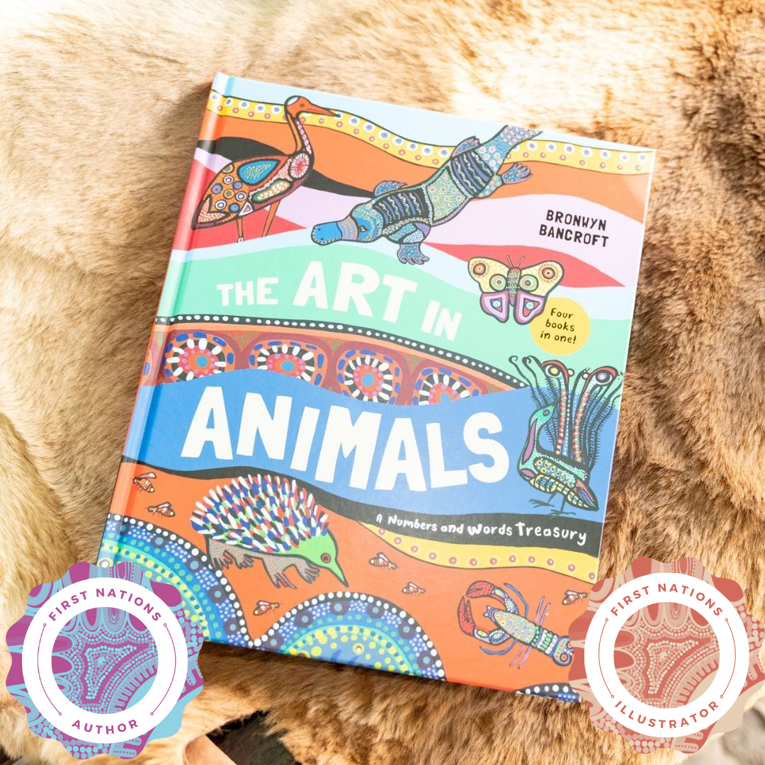 “The Art in Animals – A Numbers and Words Treasury” By Bronwyn Bancroft