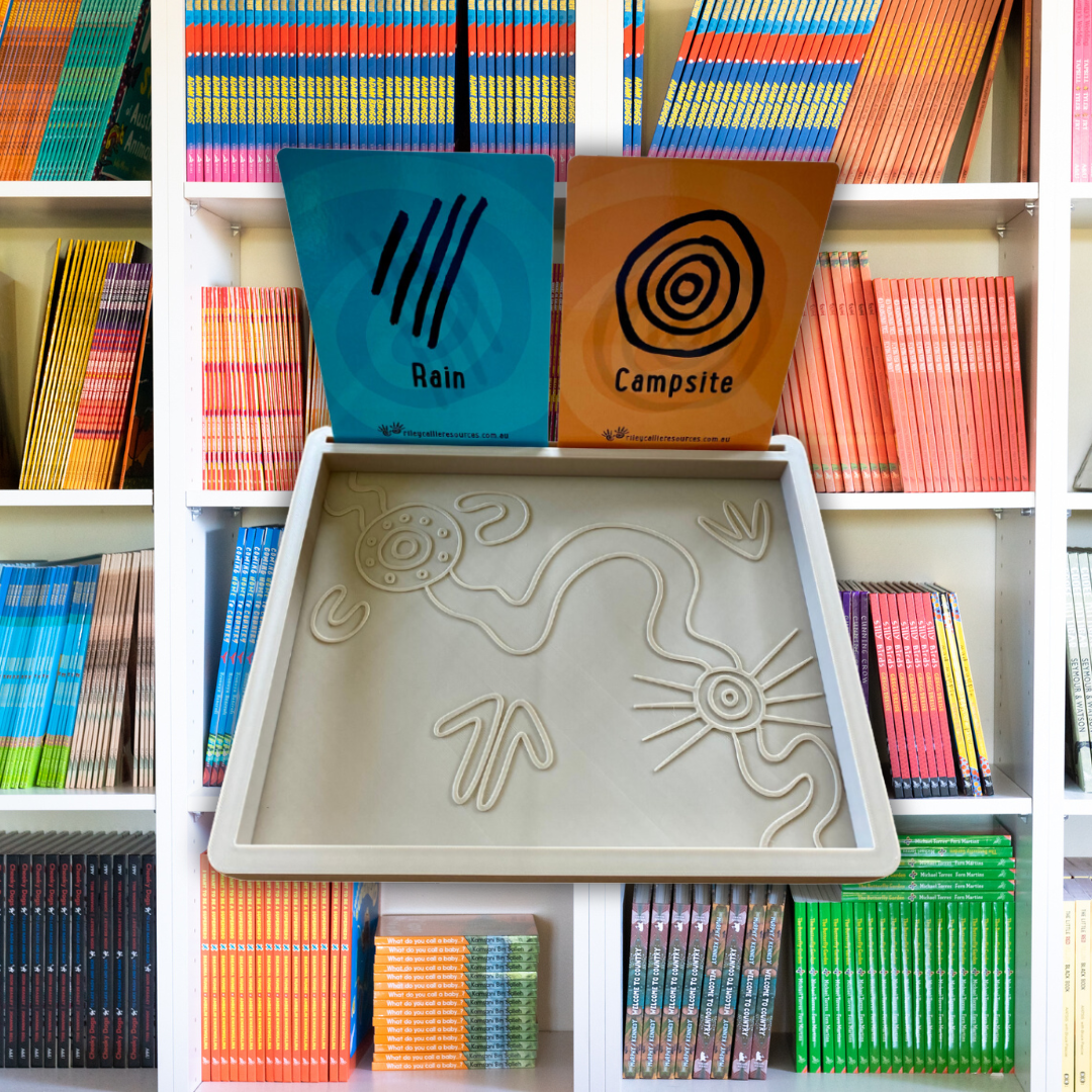 Aboriginal Symbols Tracing Tray