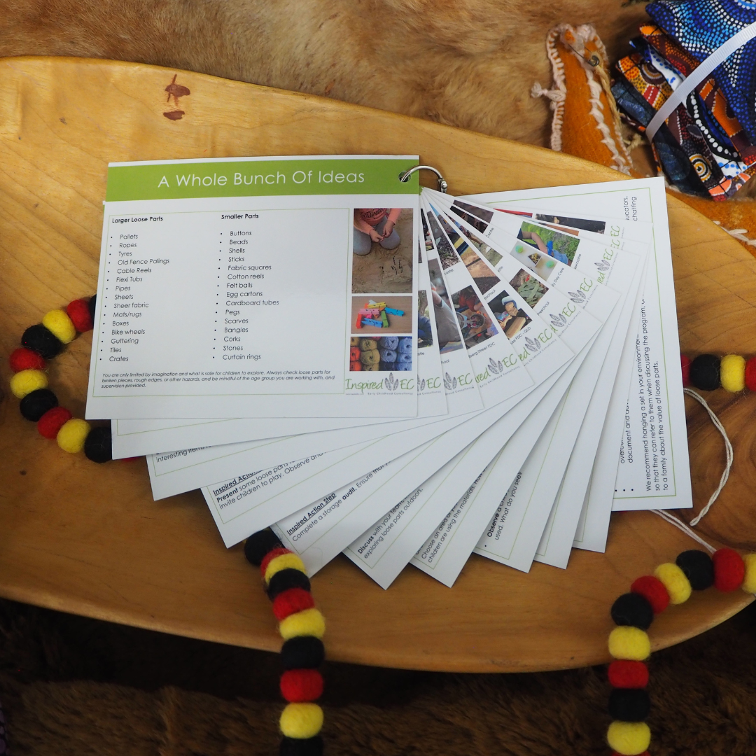 Loving Loose Parts: Inspiration and Discussion Cards