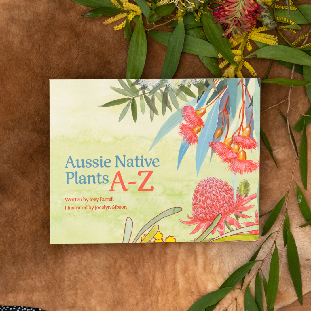 "Aussie Native Plants A-Z" By Joey Farrell, Jocelyn Gibson (Illustrator)