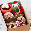 Grazing Box of Christmas Felt Play Food (Set A)