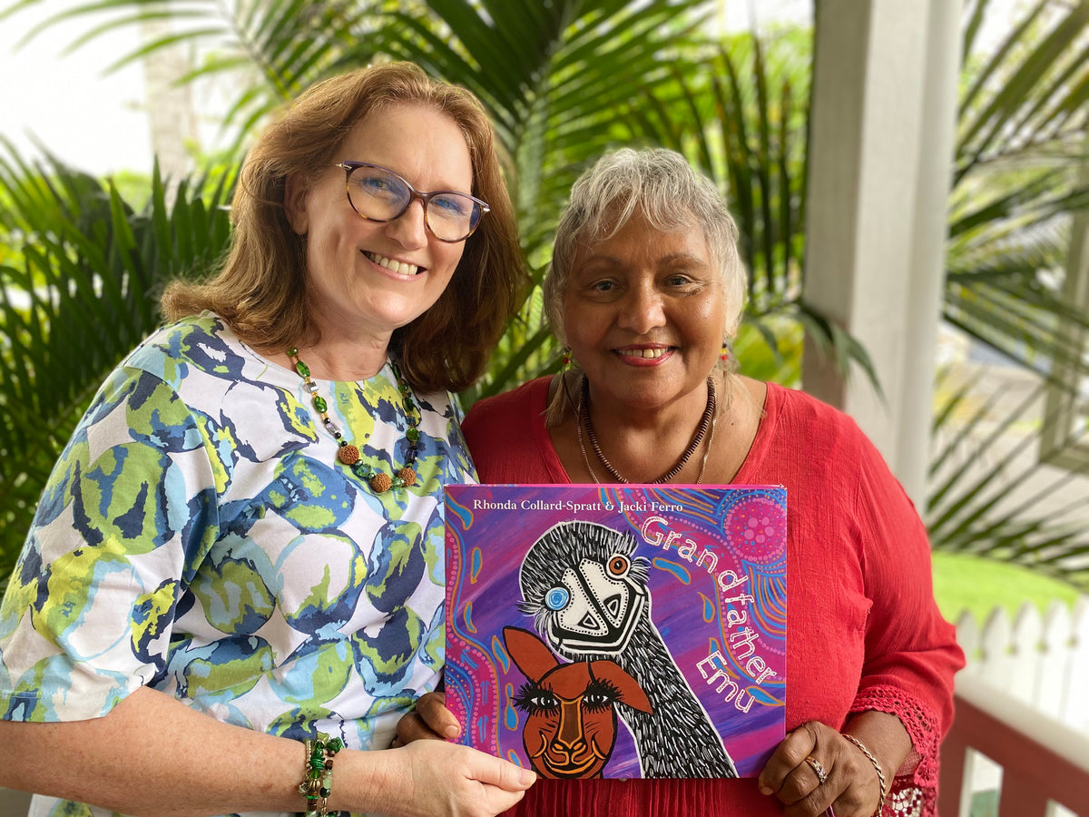 "Grandfather Emu and How the Kangaroo got her Pouch" By Rhonda Collard-Spratt & Jacki Ferro