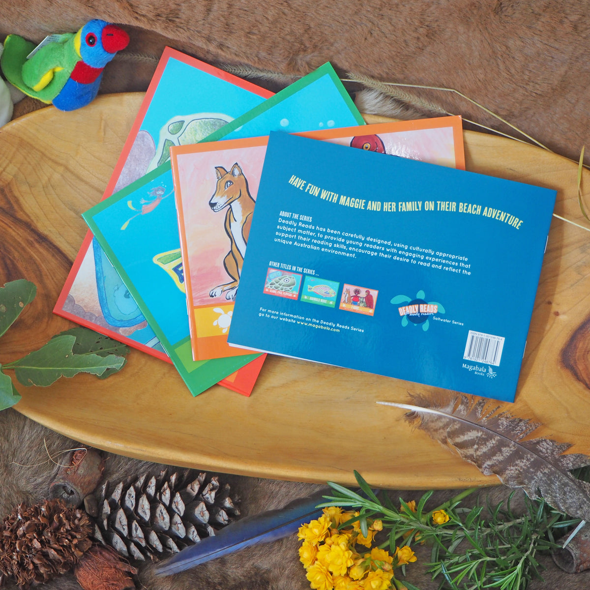 “Deadly Reads for Deadly Readers” (Set of 4) by Nola Turner-Jensen, Dub Leffler, Maggie Prewett (Illustrators)