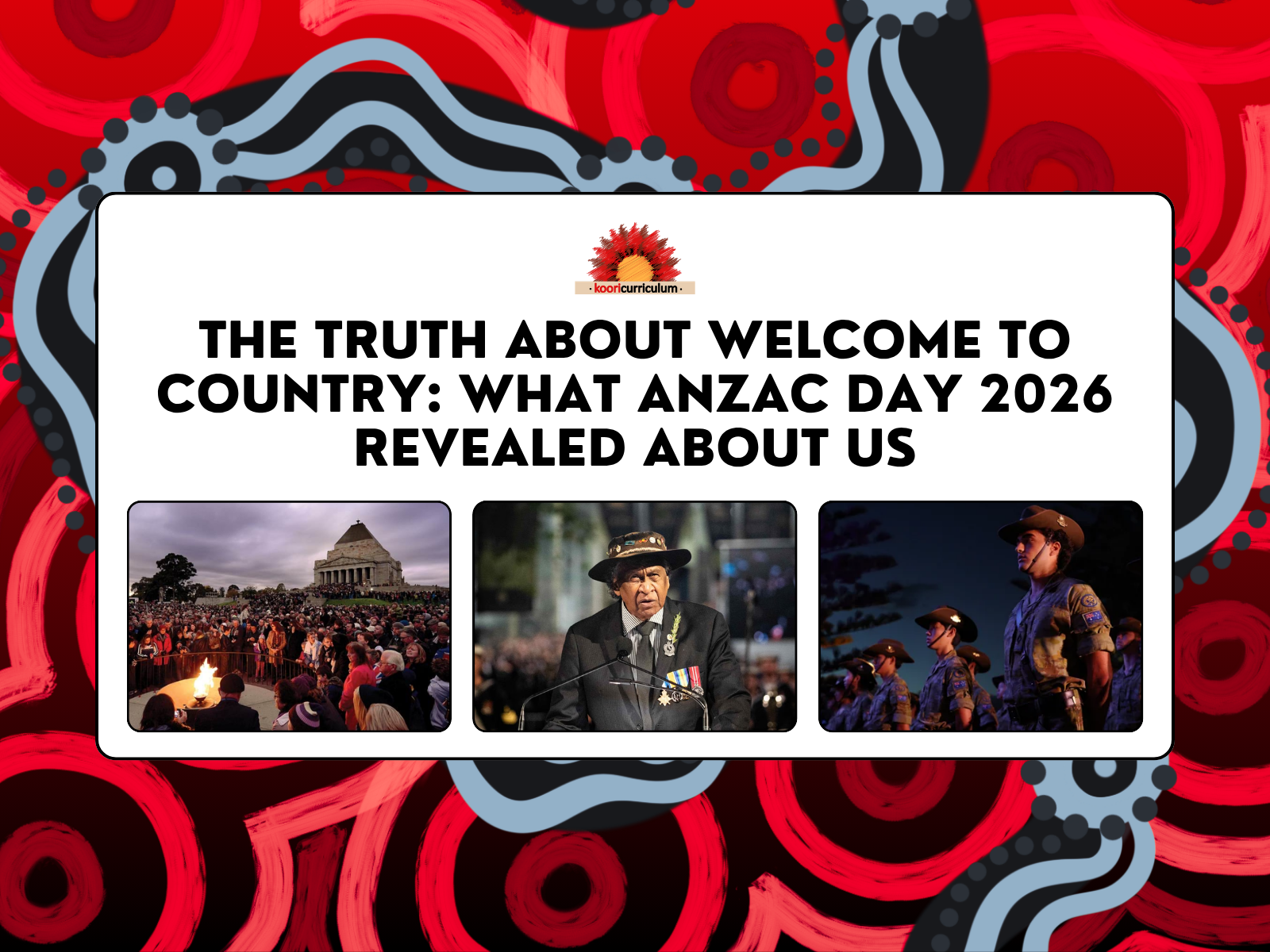 The Truth About Welcome to Country: What ANZAC Day 2026 Revealed About Us