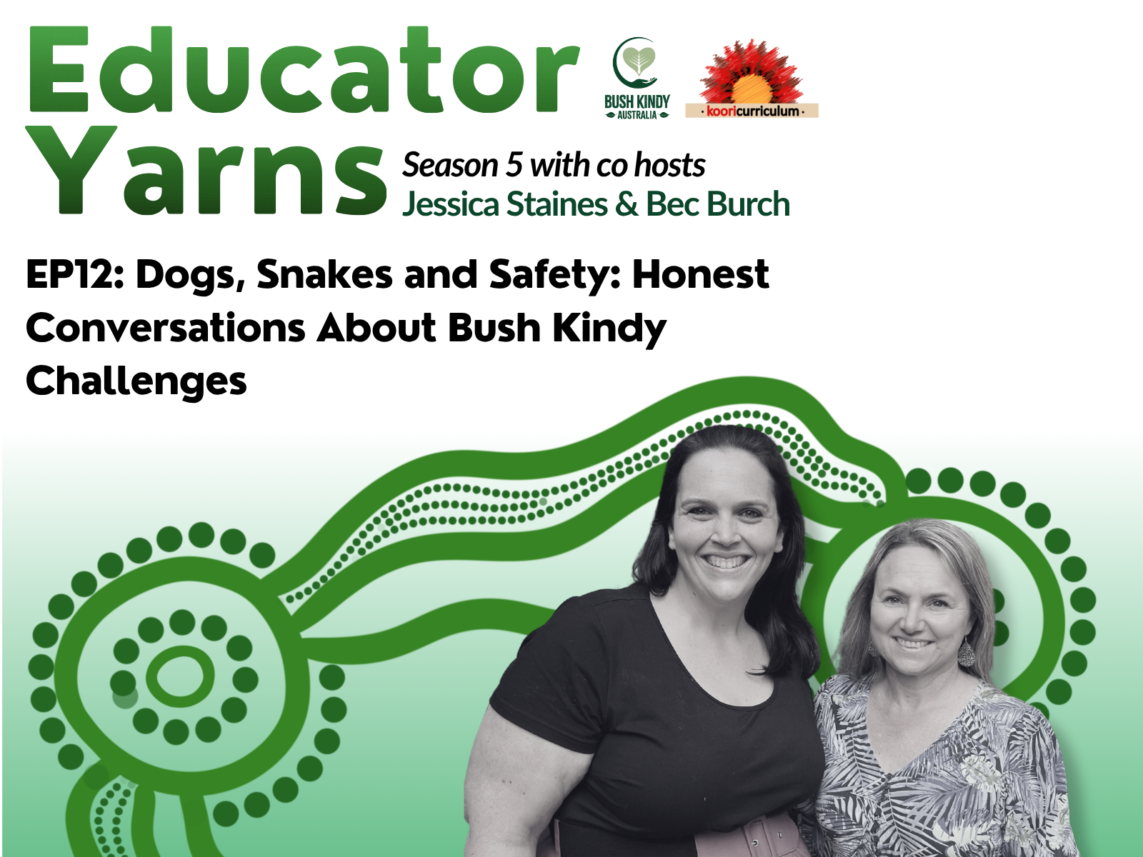Educator Yarns S05 Episode 12: Dogs, Snakes and Safety: Honest Conversations About Bush Kindy Challenges