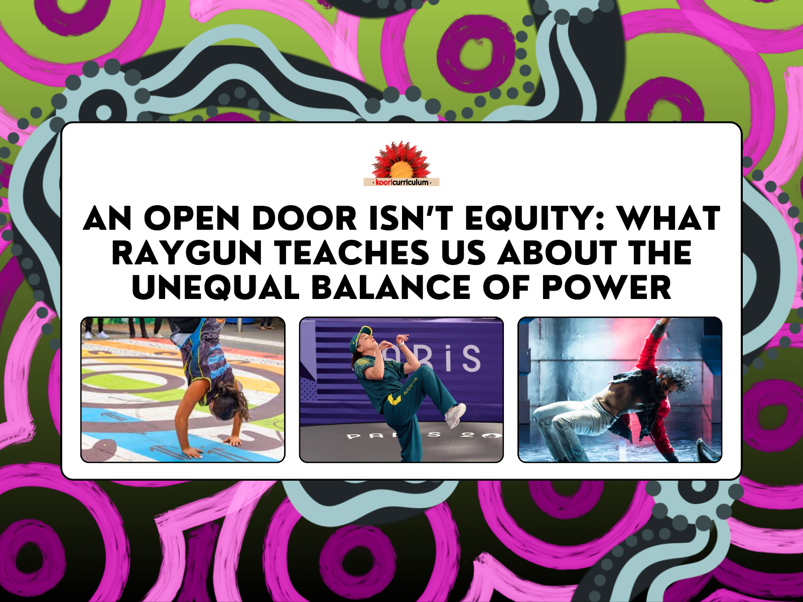 An Open Door Isn’t Equity: What Raygun teaches us about the unequal balance of Power