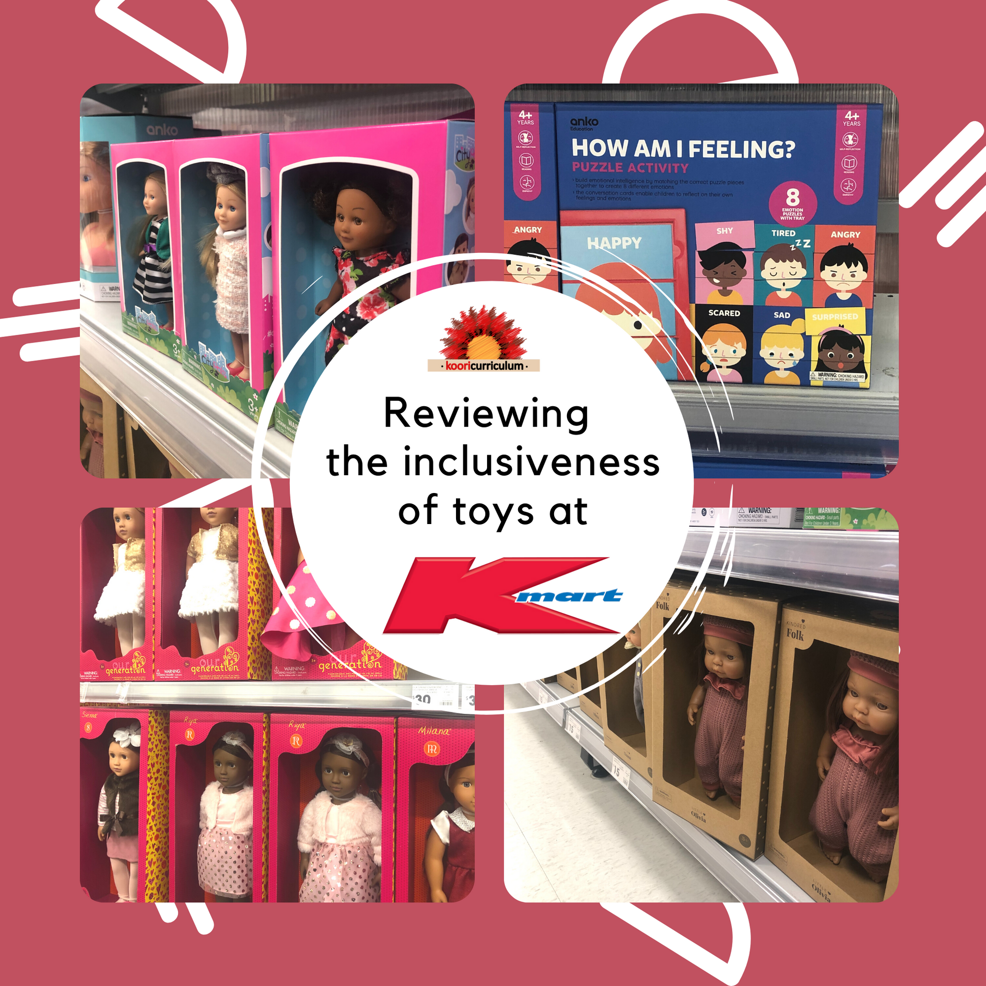 Reviewing the inclusiveness of toys at Kmart