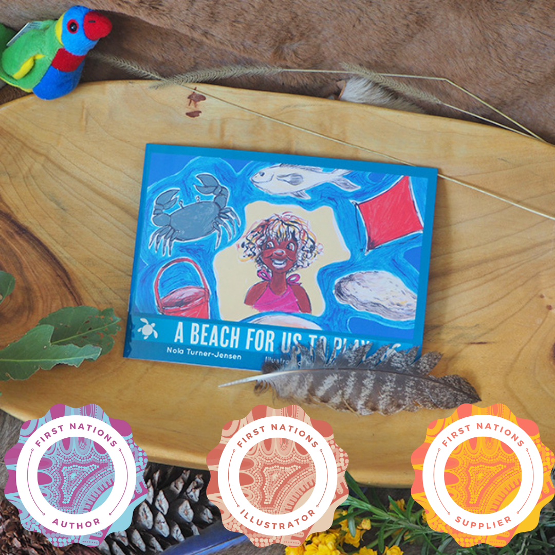 "A Beach for Us to Play"  By Nola Turner-Jensen, Maggie Prewett (Illustrator)