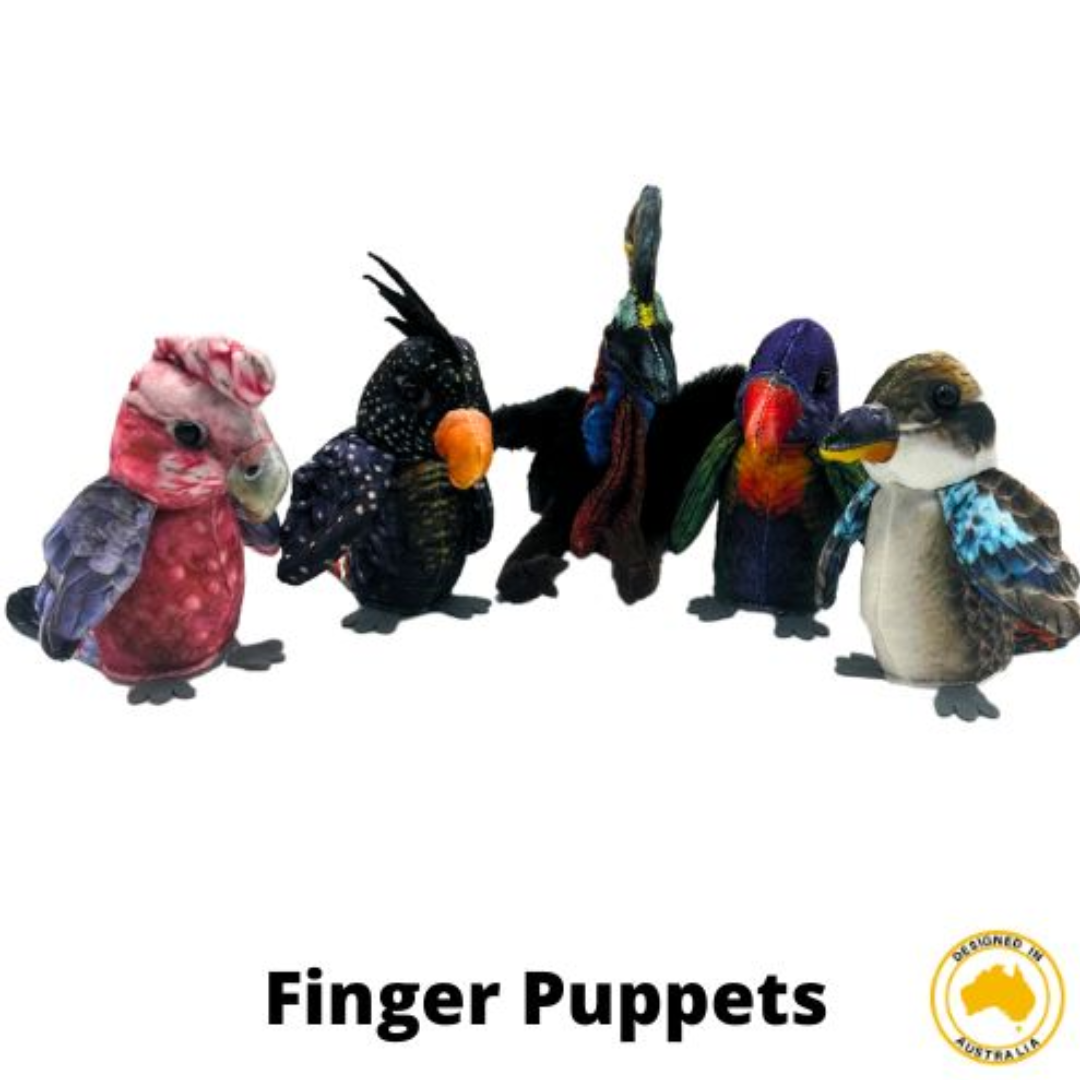 Finger Puppets Australian Birds (Set of 5)