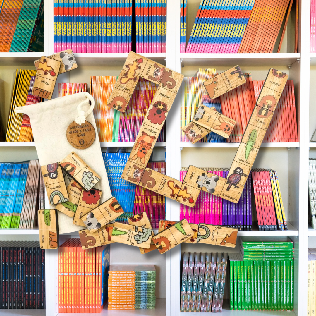 Australian Heads & Tails Wooden Game