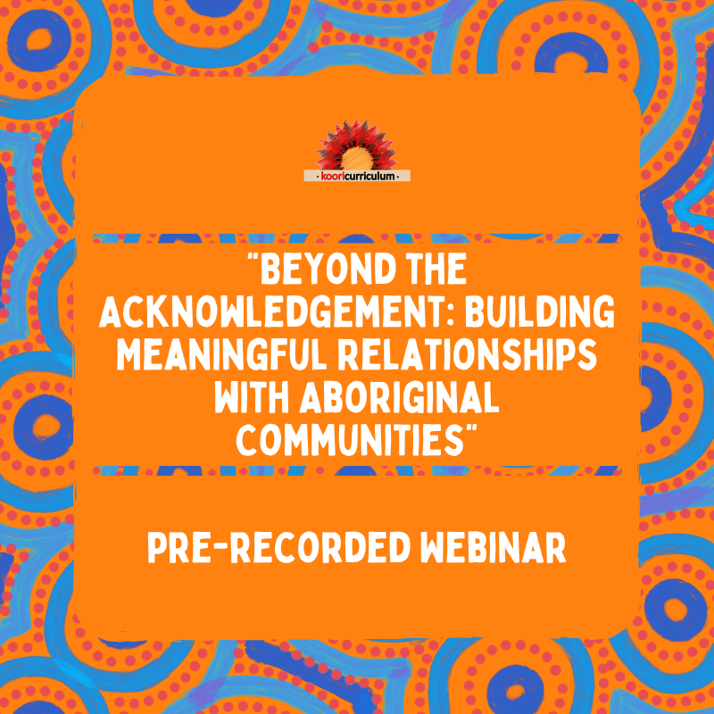 Beyond the Acknowledgement: Building Meaningful Relationships with Aboriginal Communities (Pre-Recorded Webinar)