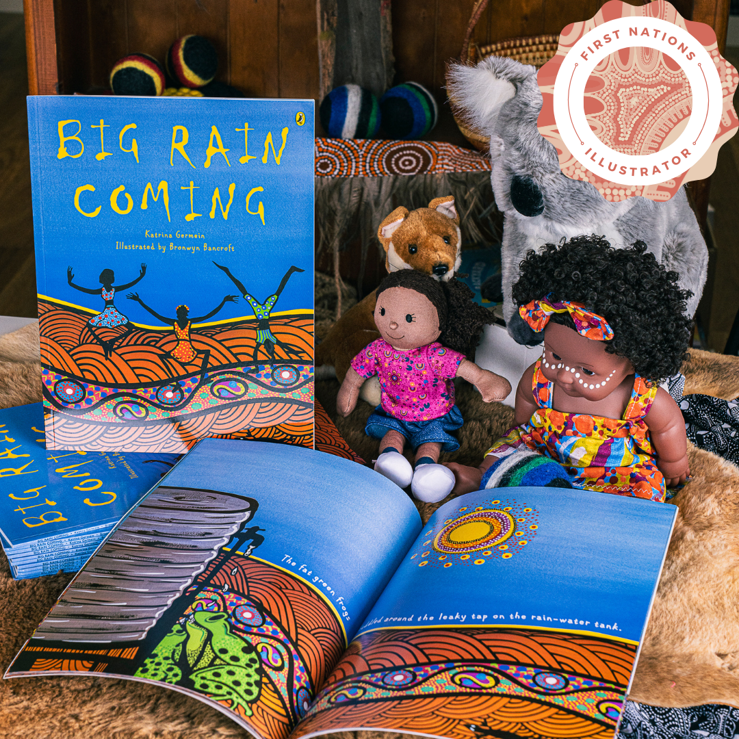 "Big Rain Coming" By Katrina Germein & Bronwyn Bancroft
