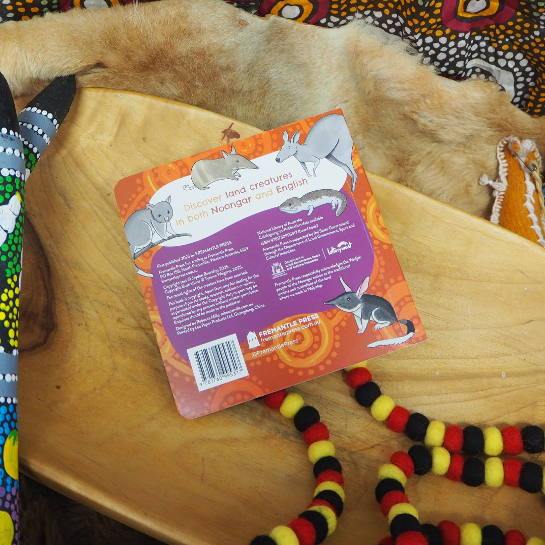 &quot;Boodja Barna Land Creatures&quot; By Tyrown Waigana, Jayden Boundry