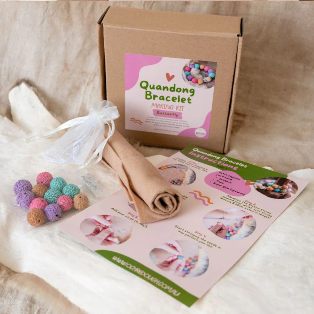 Quandong Bracelet Making Kit | Butterfly