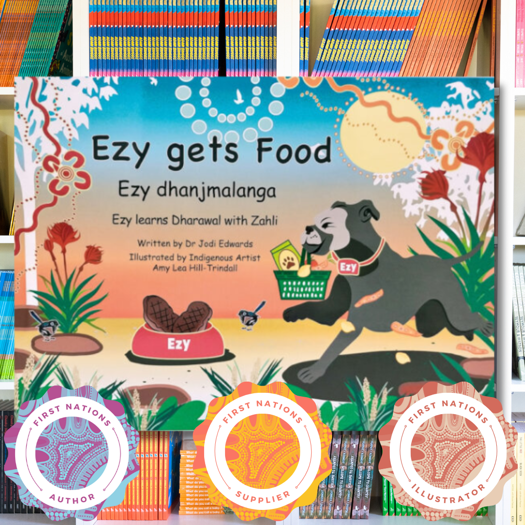 &quot;Ezy Gets Food: Ezy dhanjmalanga&quot;  By Jodi Edwards &amp; Amy Lea Hill-Trindall
