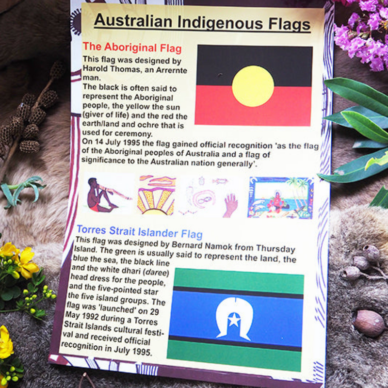 Australian Indigenous Flags Poster