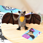 Felt Australian Toy - Grey-Headed Flying Fox - Parks Victoria Nature Mascots