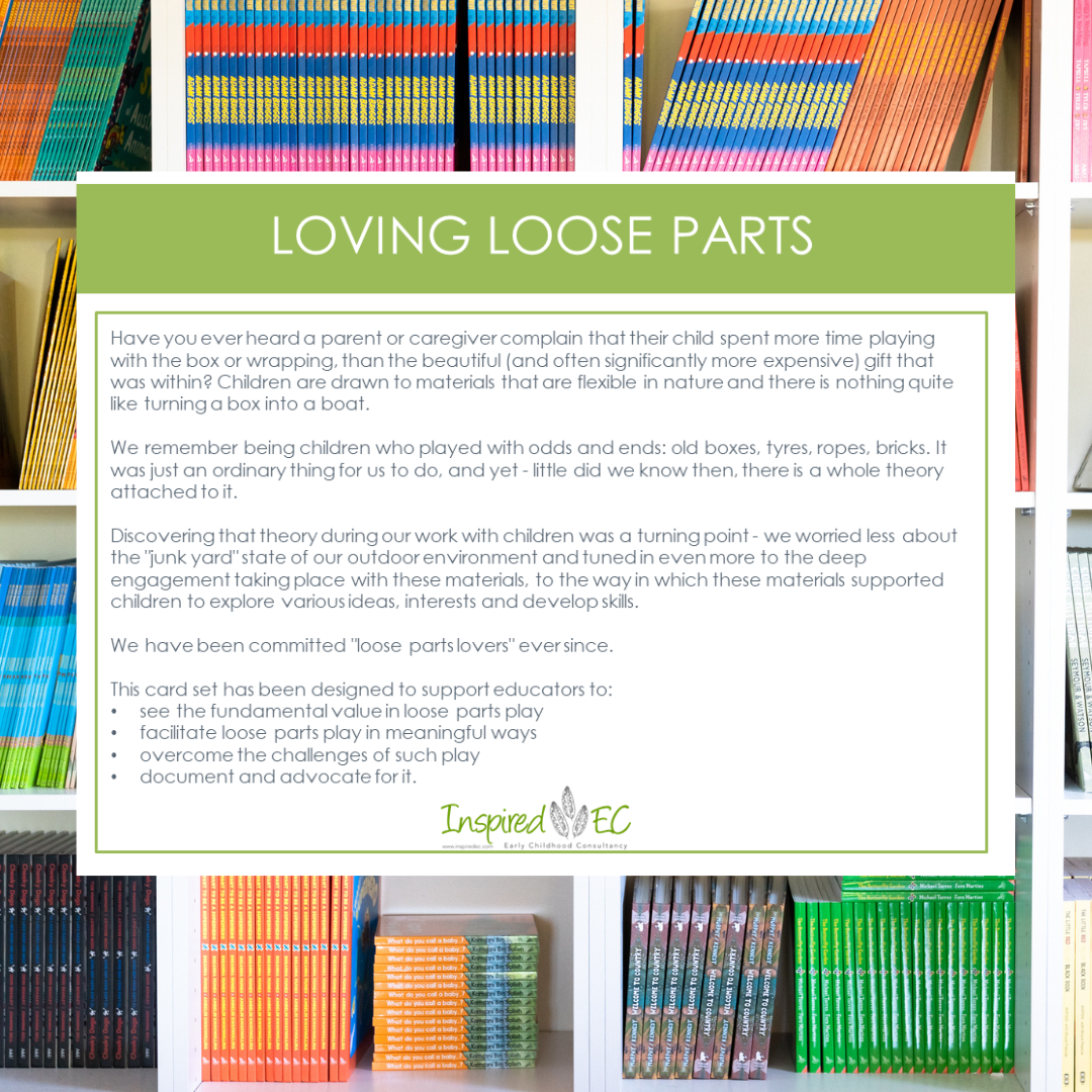 Loving Loose Parts: Inspiration and Discussion Cards