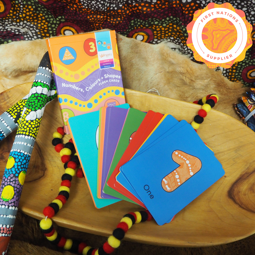 Numbers, Colours &amp; Shapes Flash Cards
