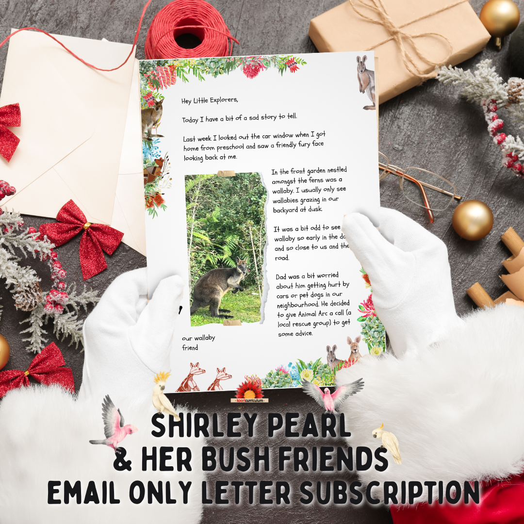 Shirley Pearl &amp; Her Bush Friends Letter Subscription (Email Only)