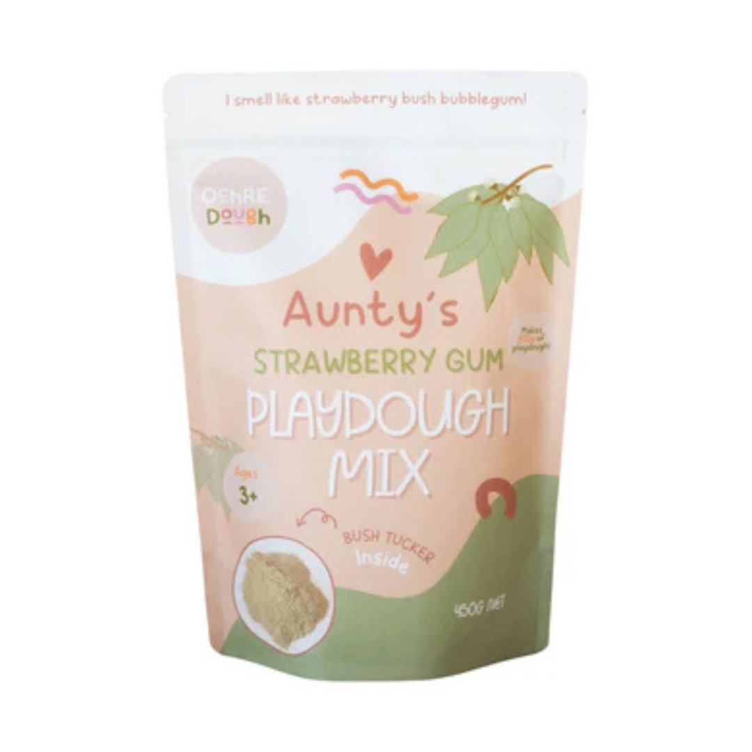 Strawberry Gum Playdough Mix