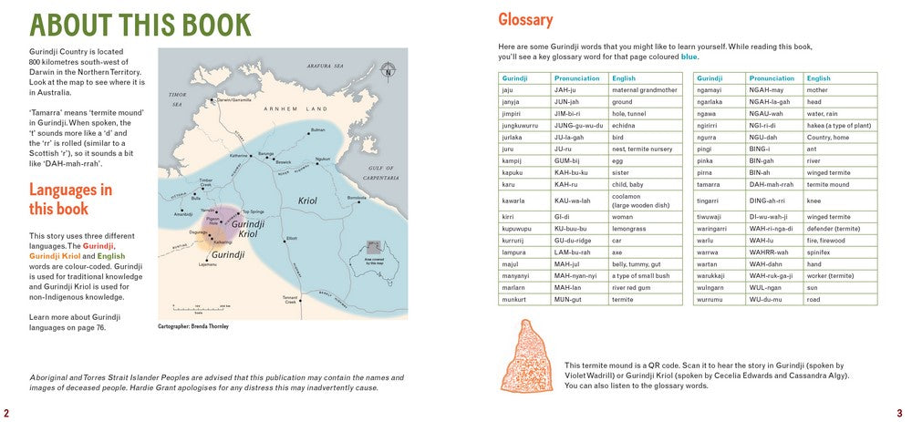 "Tamarra A Story of Termites on Gurindji Country" By Violet Wadrill, Topsy Dodd Ngarnjal, Leah Leaman, Cecelia Edwards, Cassandra Algy