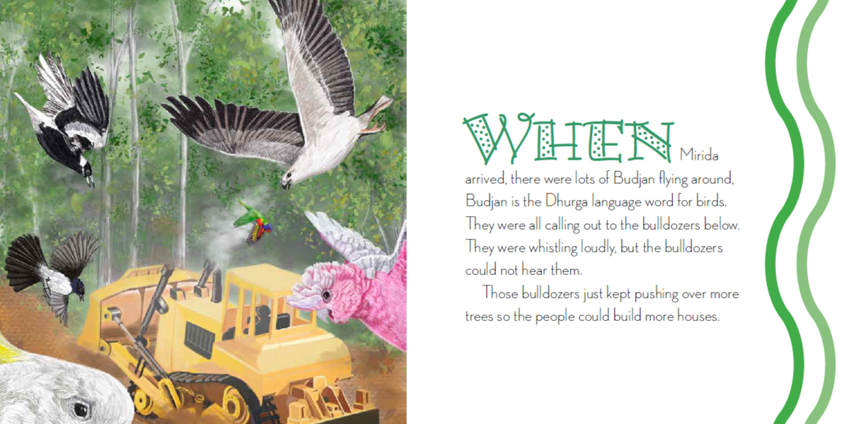 “When The Trees Disappeared&quot; By Trish Butler.  Illustrated by Elizabeth Hawkes