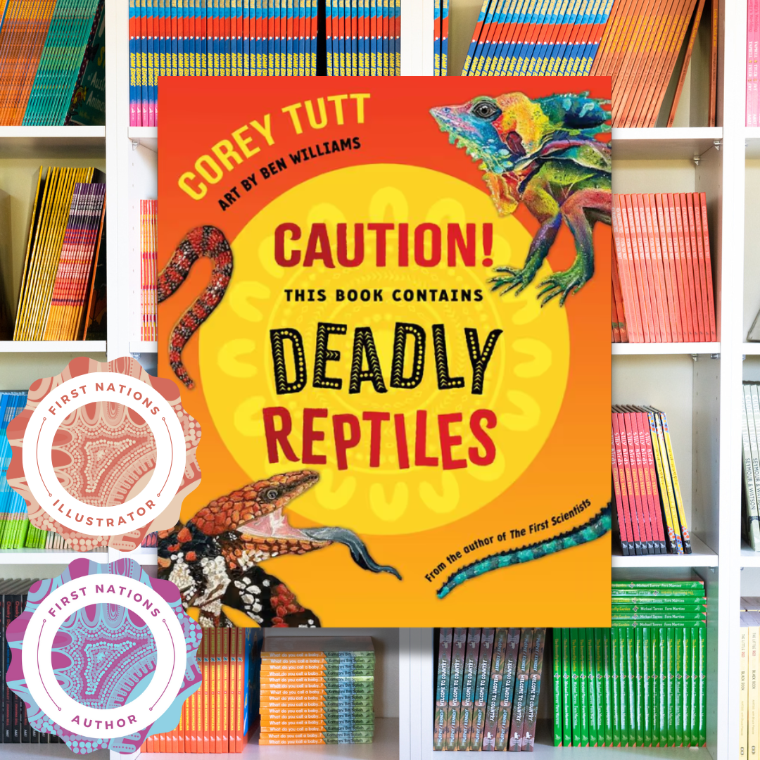 &quot;Caution! This Book Contains Deadly Reptiles&quot;  By Corey Tutt, Ben Williams (Illustrator)