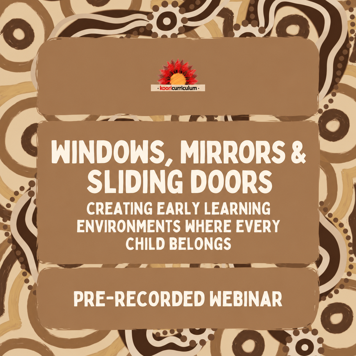 Windows, Mirrors and Sliding Doors (Pre-Recorded Webinar)