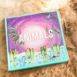 "Animals All Around Us" By Melanie Hava (Board Book)
