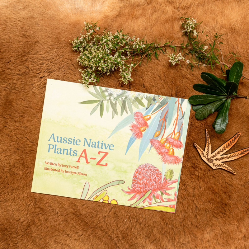 "Aussie Native Plants A-Z" By Joey Farrell, Jocelyn Gibson (Illustrator) (Paperback)