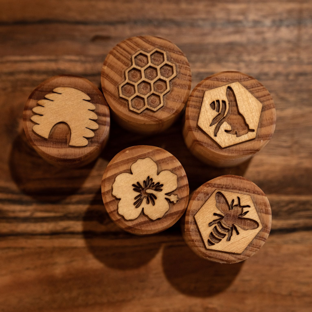 Wooden Bee Stamps