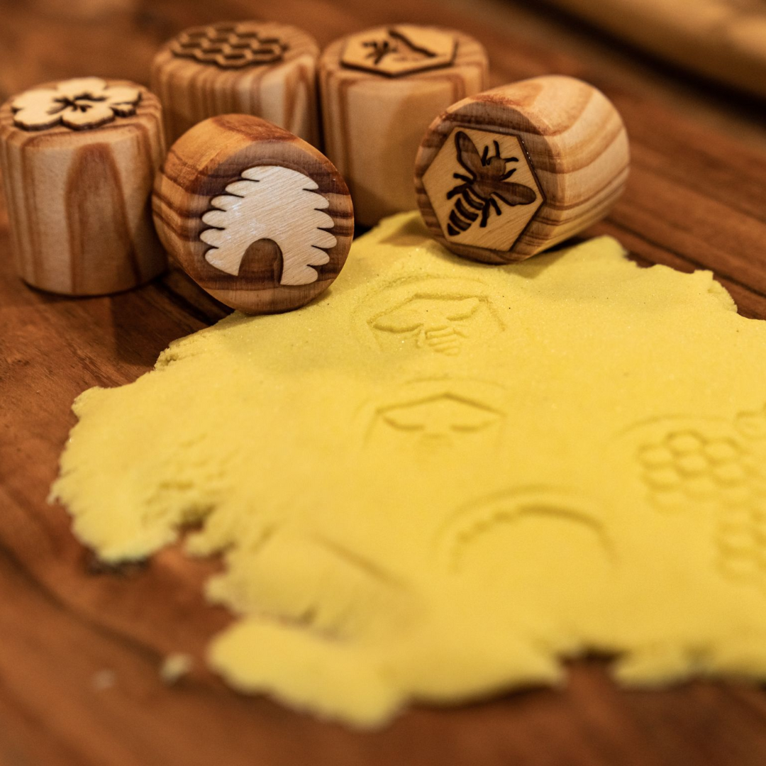 Wooden Bee Stamps