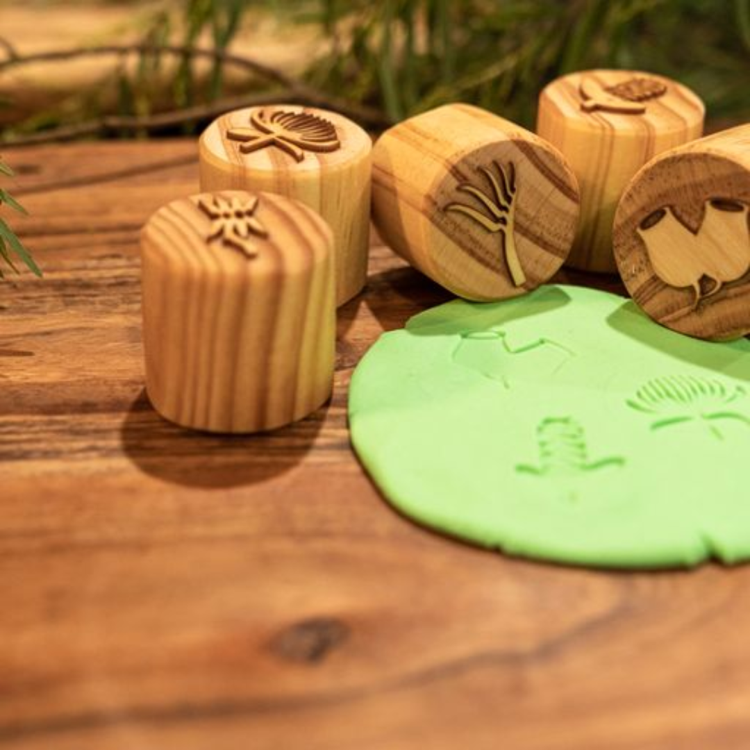 Australian Flora Playdough Stamps