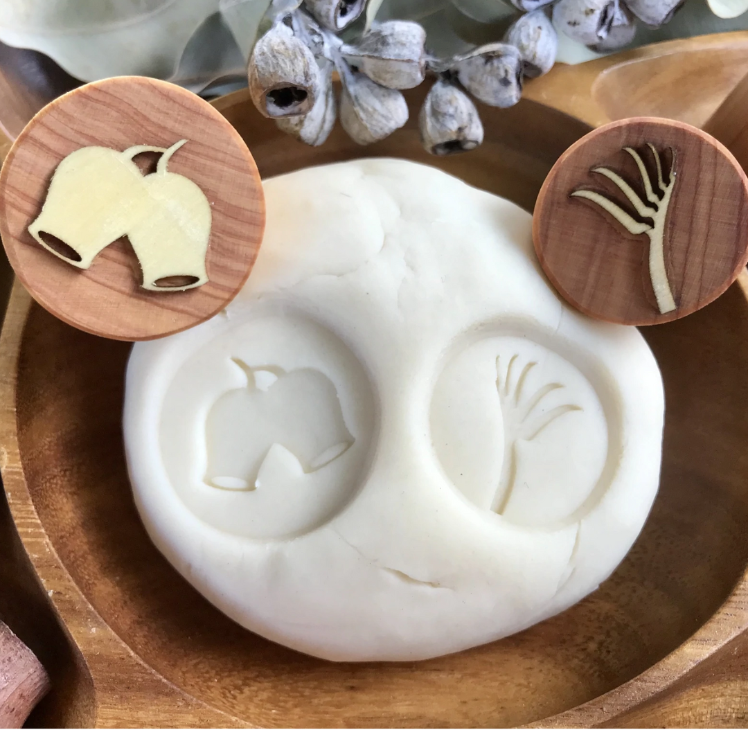 Australian Flora Playdough Stamps