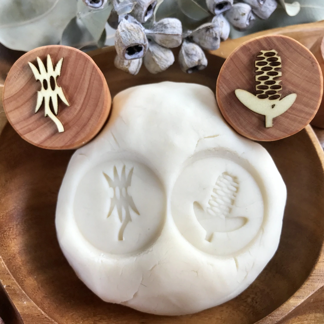 Australian Flora Playdough Stamps