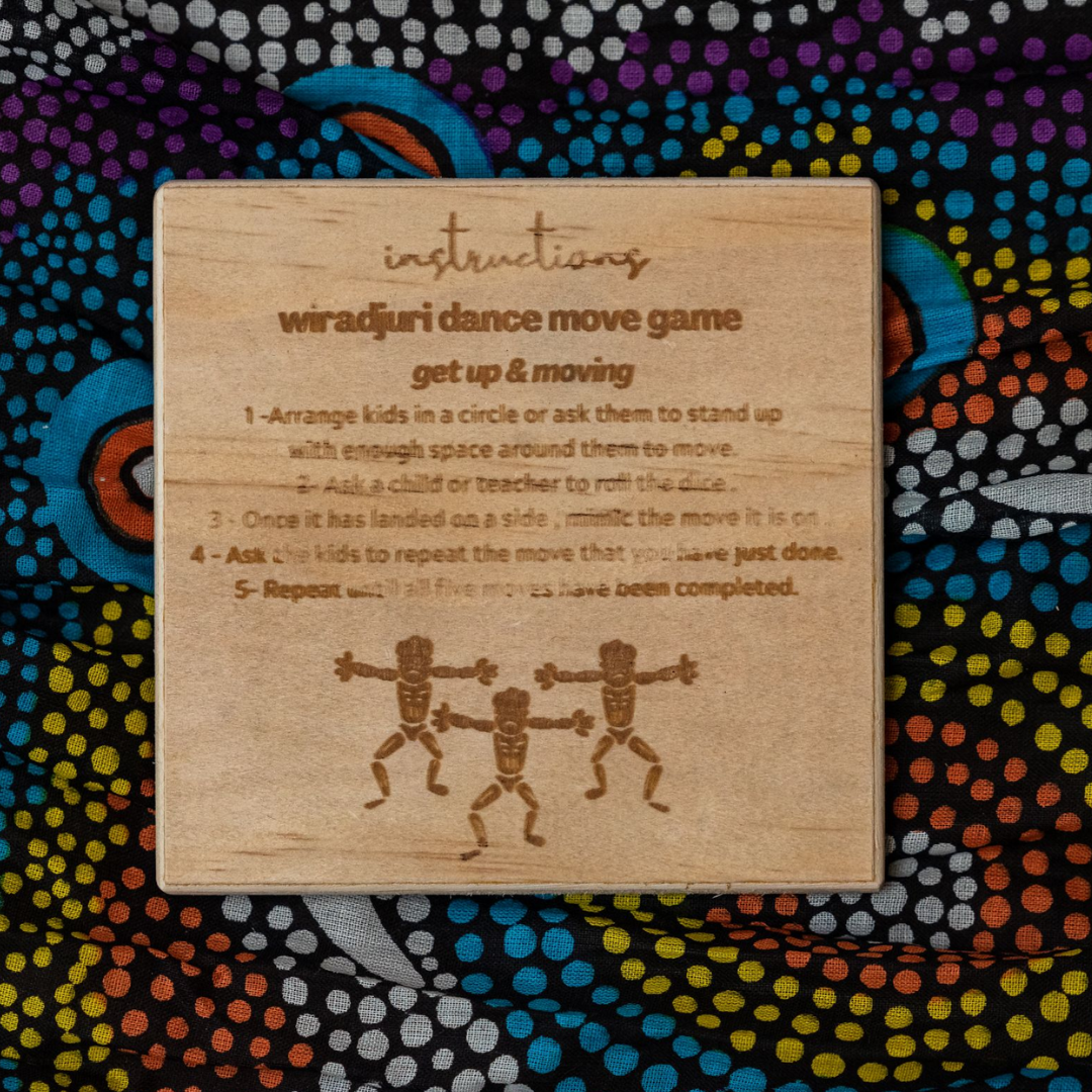 Wiradjuri Language Get Up And Dance Dice