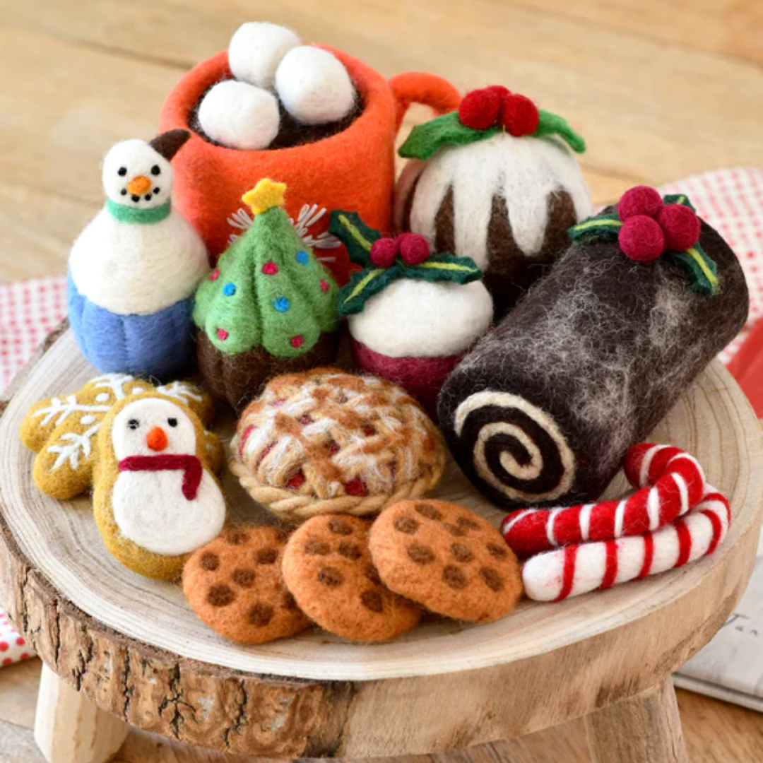 Felt play food sets shop