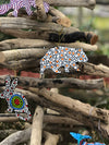 Set of 7 Aboriginal Art Animal Decorations