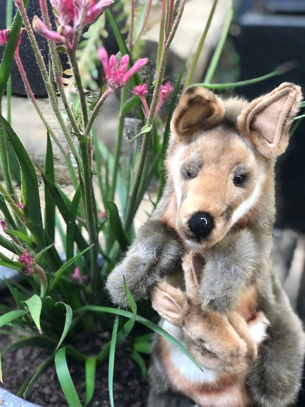 Kangaroo and Joey puppet 29CM